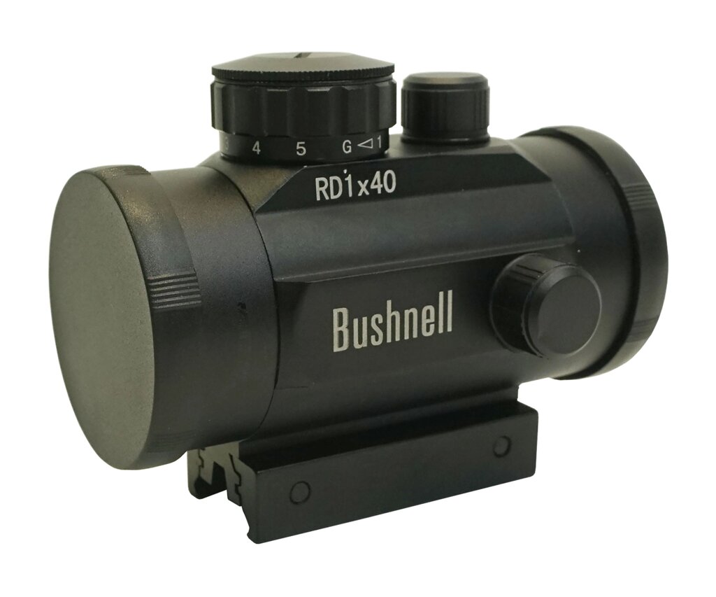 Коллиматорный прицел Bushnell 1x40 RD на Weaver + «л/хвост» от компании Интернет-магазин Pnevmat24 - фото 1