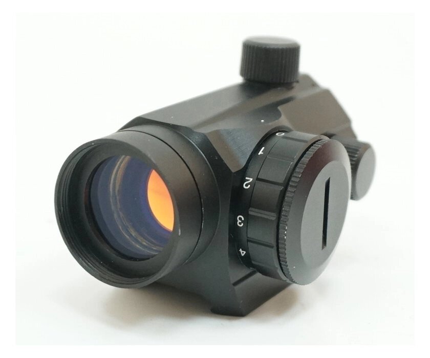 Коллиматорный прицел Target Optic 1x22, закрытый, красная точка, на Weaver от компании Интернет-магазин Pnevmat24 - фото 1