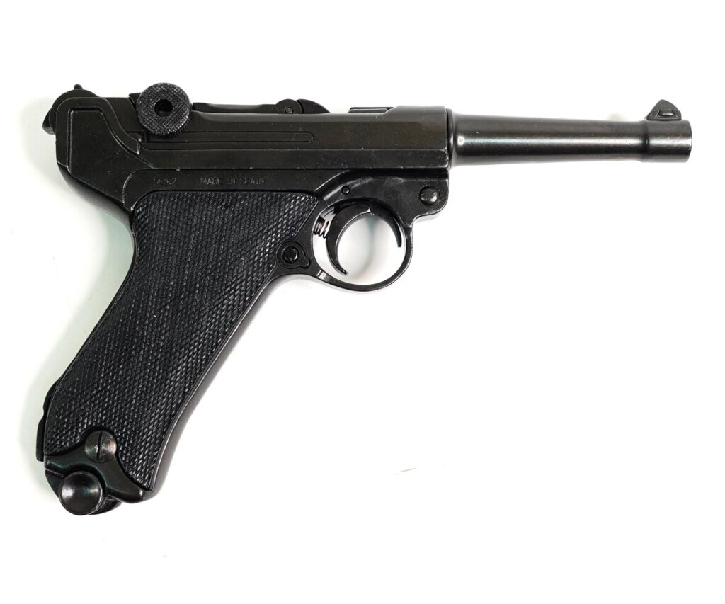 Макет пистолет Luger Parabellum P08 (Германия, 1898 г.) DE-1143 от компании Интернет-магазин Pnevmat24 - фото 1