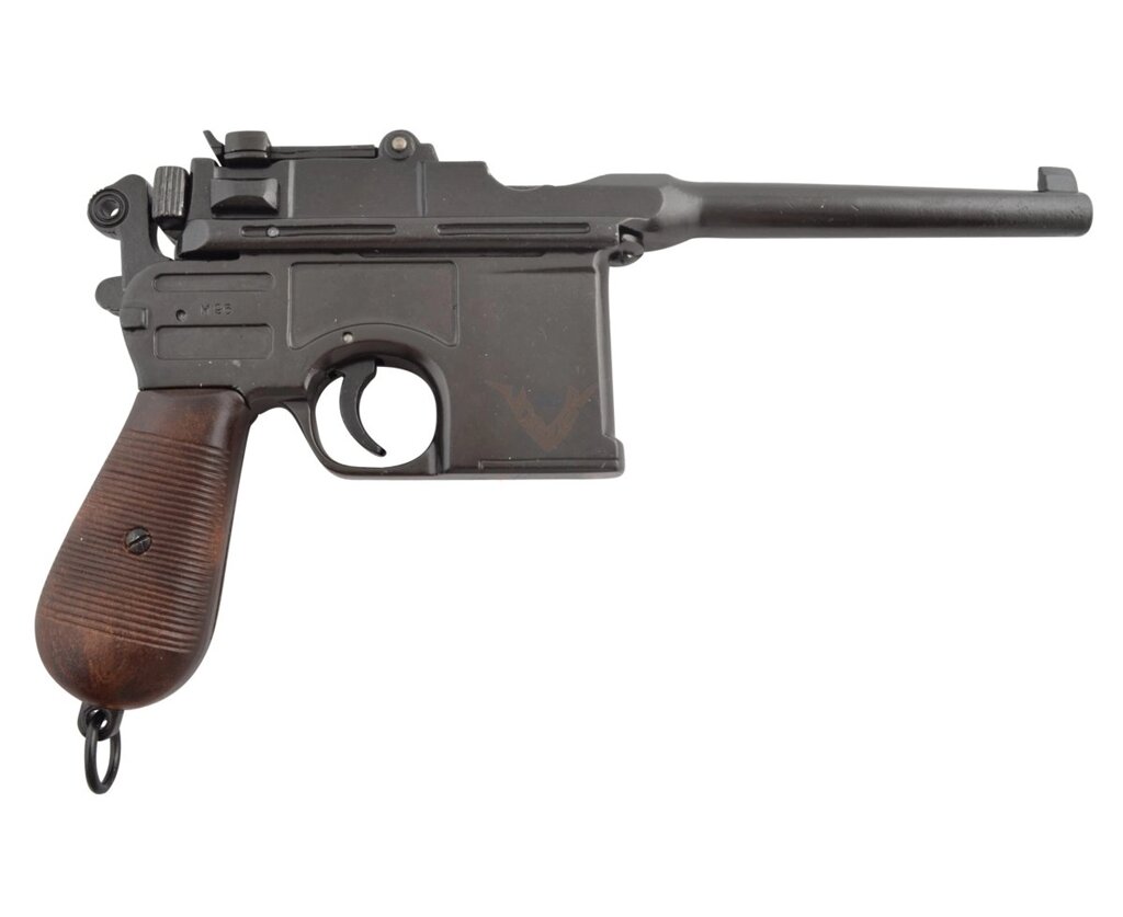 Макет пистолет Mauser C96, пластик. рукоять (Германия, 1896 г.) DE-1024 от компании Интернет-магазин Pnevmat24 - фото 1