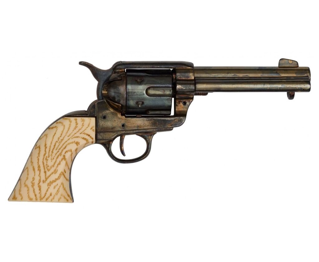 Макет револьвер Colt Peacemaker .45, 4,75", рукоять под кость (США, 1873 г.) DE-8186 от компании Интернет-магазин Pnevmat24 - фото 1