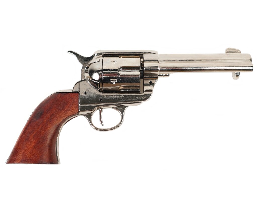 Макет револьвер Colt Peacemaker .45, никель (США, 1873 г.) DE-1186-NQ от компании Интернет-магазин Pnevmat24 - фото 1