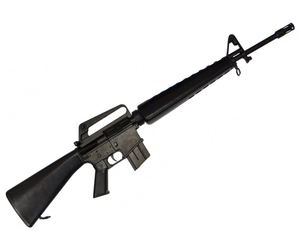 Макет штурмовая винтовка M16A1 (США, 1967 г., Вьетнамская война) DE-1133 от компании Интернет-магазин Pnevmat24 - фото 1