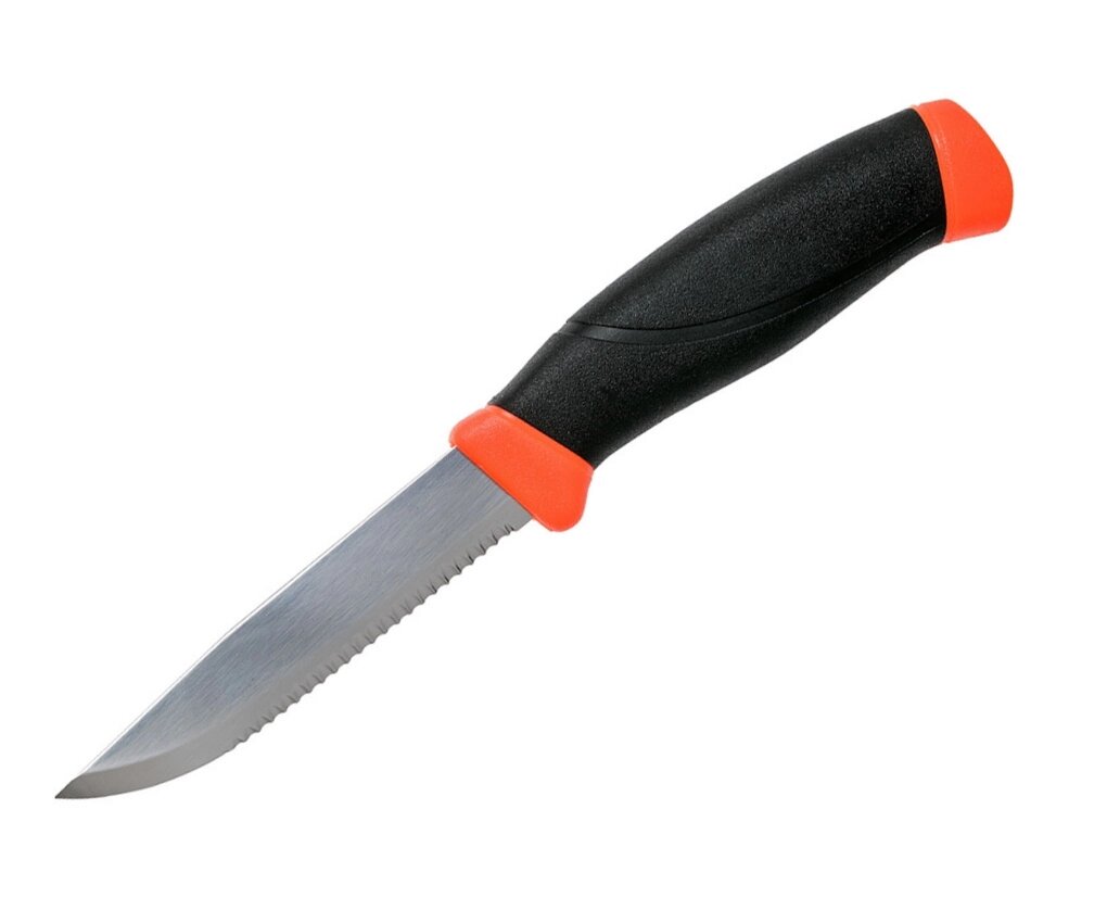 Нож Morakniv Companion SRT, серейтор 2/3, сигнальный оранжевый (11829) от компании Интернет-магазин Pnevmat24 - фото 1