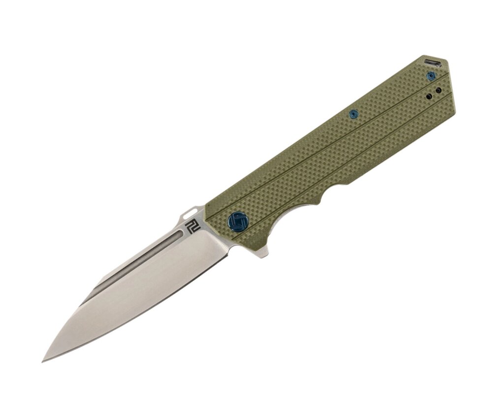 Нож складной Artisan Cutlery Littoral 9 см, сталь D2, рукоять G10 Green от компании Интернет-магазин Pnevmat24 - фото 1