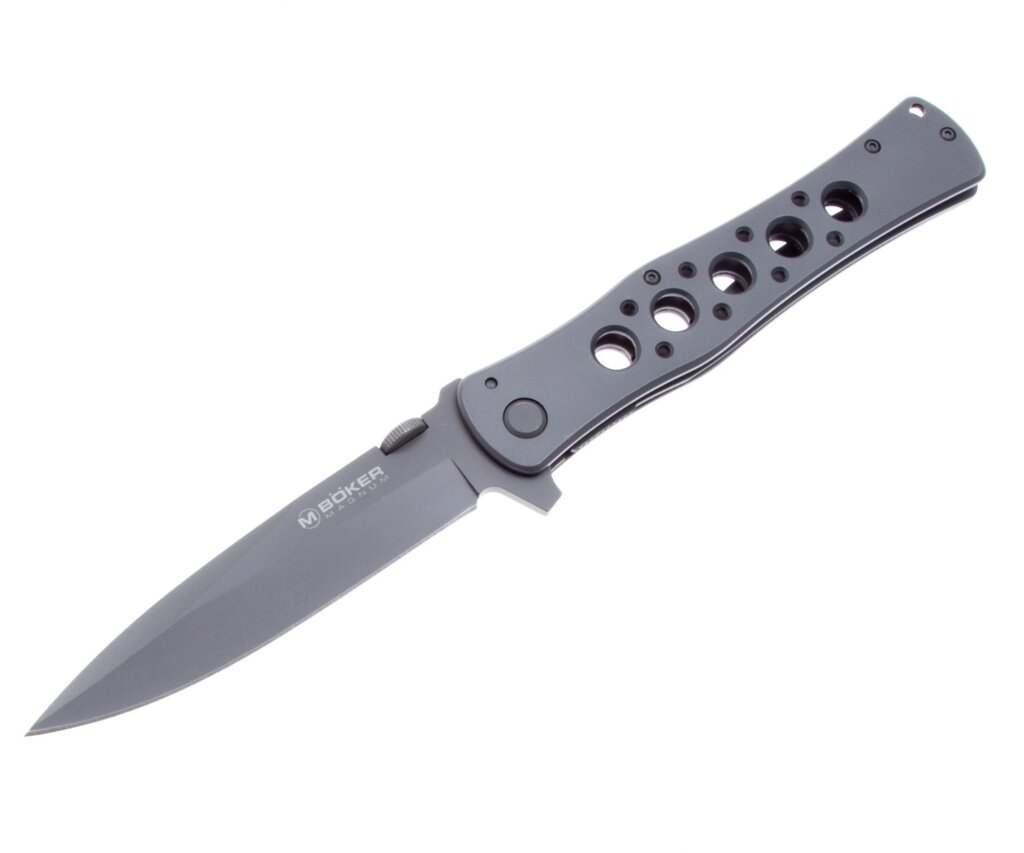 Нож складной Boker Magnum Urban Tank 12 см, сталь 440A, рукоять Steel Grey от компании Интернет-магазин Pnevmat24 - фото 1