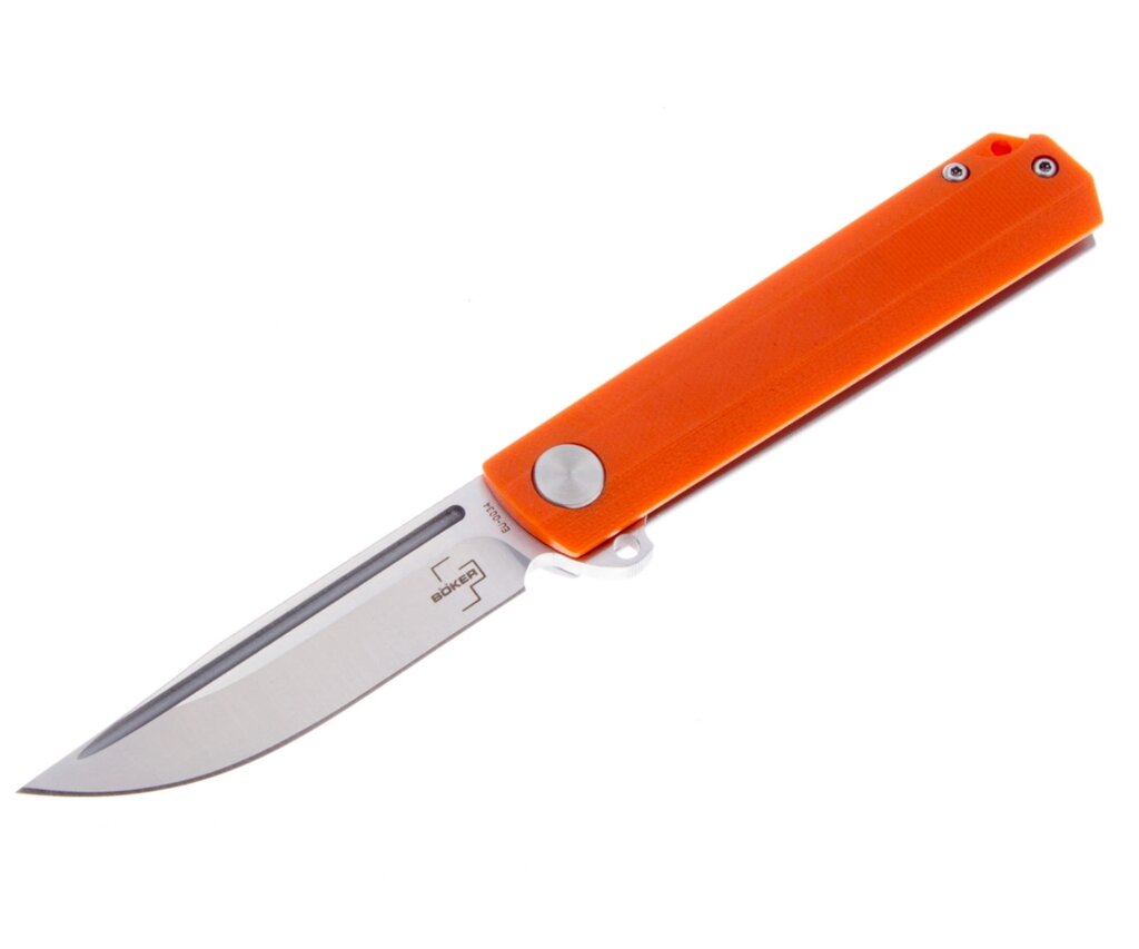 Нож складной Boker Plus Cataclyst 7,5 см, сталь 440С, рукоять G10 Orange от компании Интернет-магазин Pnevmat24 - фото 1