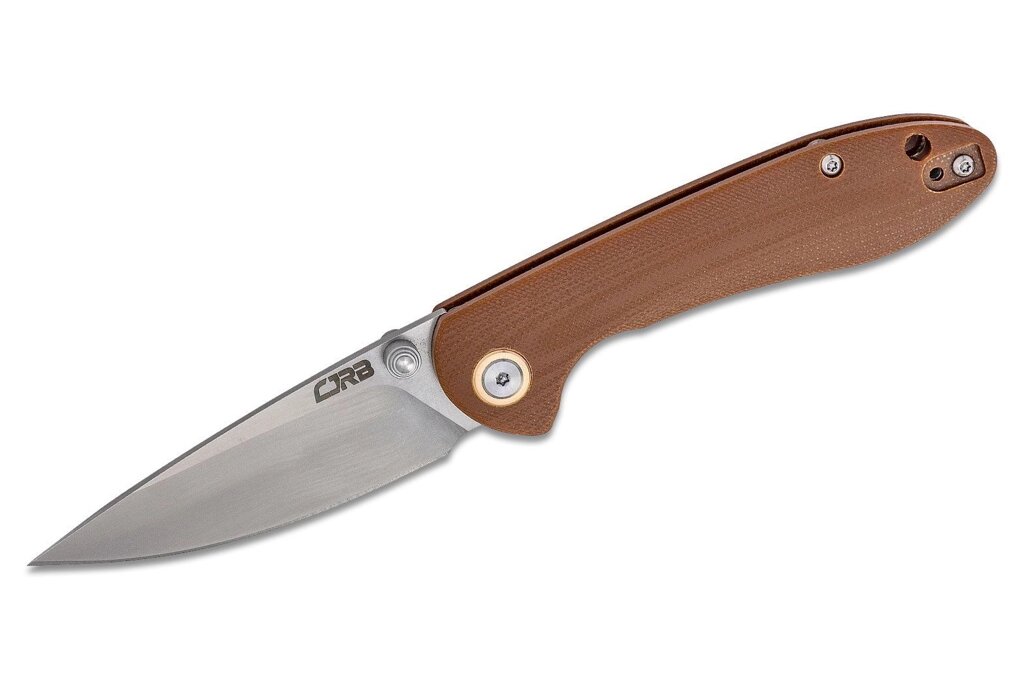 Нож складной CJRB Cutlery Feldspar Small 7,6 см, сталь D2, рукоять G10 Brown от компании Интернет-магазин Pnevmat24 - фото 1