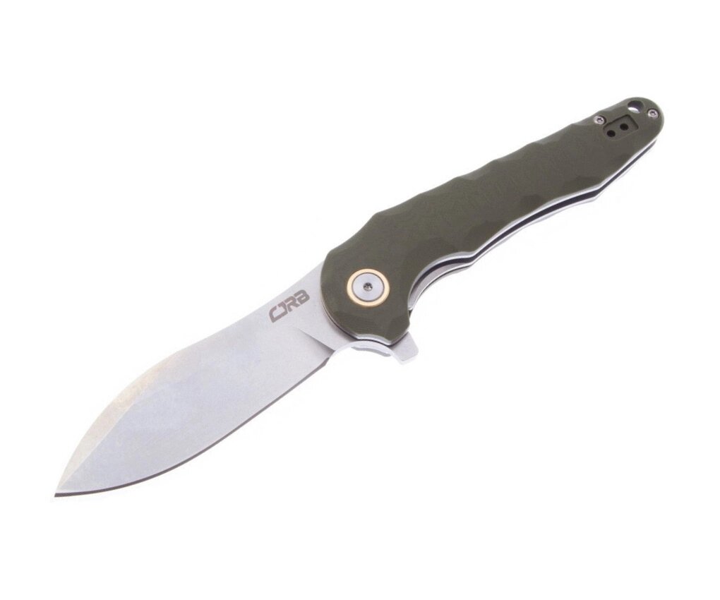 Нож складной CJRB Cutlery Mangrove 9 см, сталь D2, рукоять G10 Green от компании Интернет-магазин Pnevmat24 - фото 1