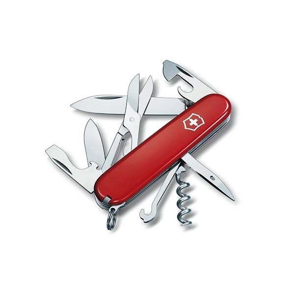 Нож складной Victorinox Climber 1.3703. T (91 мм, полупрозрачный красный) от компании Интернет-магазин Pnevmat24 - фото 1