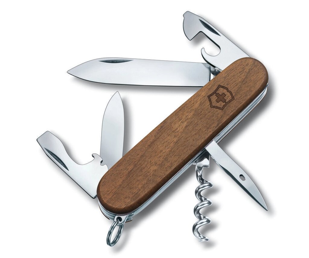 Нож складной Victorinox Spartan Wood 1.3601.63 (91 мм, коричневый) от компании Интернет-магазин Pnevmat24 - фото 1