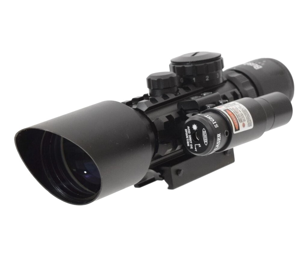 Оптический прицел Kandar/Bushnell M9 LS3-10x42E с ЛЦУ, на Weaver от компании Интернет-магазин Pnevmat24 - фото 1