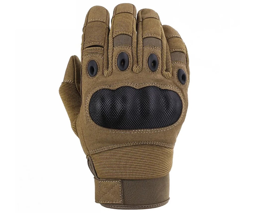 Перчатки EmersonGear Tactical All Finger Gloves (Desert) от компании Интернет-магазин Pnevmat24 - фото 1