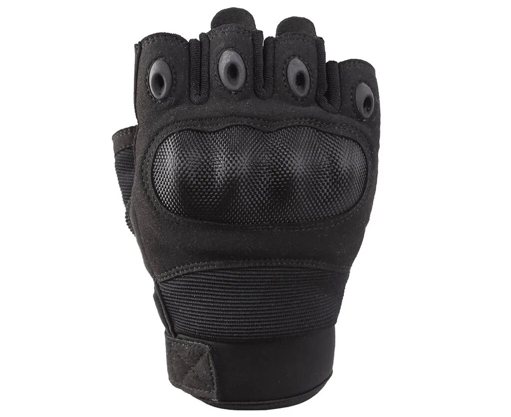 Перчатки EmersonGear Tactical Half Finger Gloves (Black) от компании Интернет-магазин Pnevmat24 - фото 1