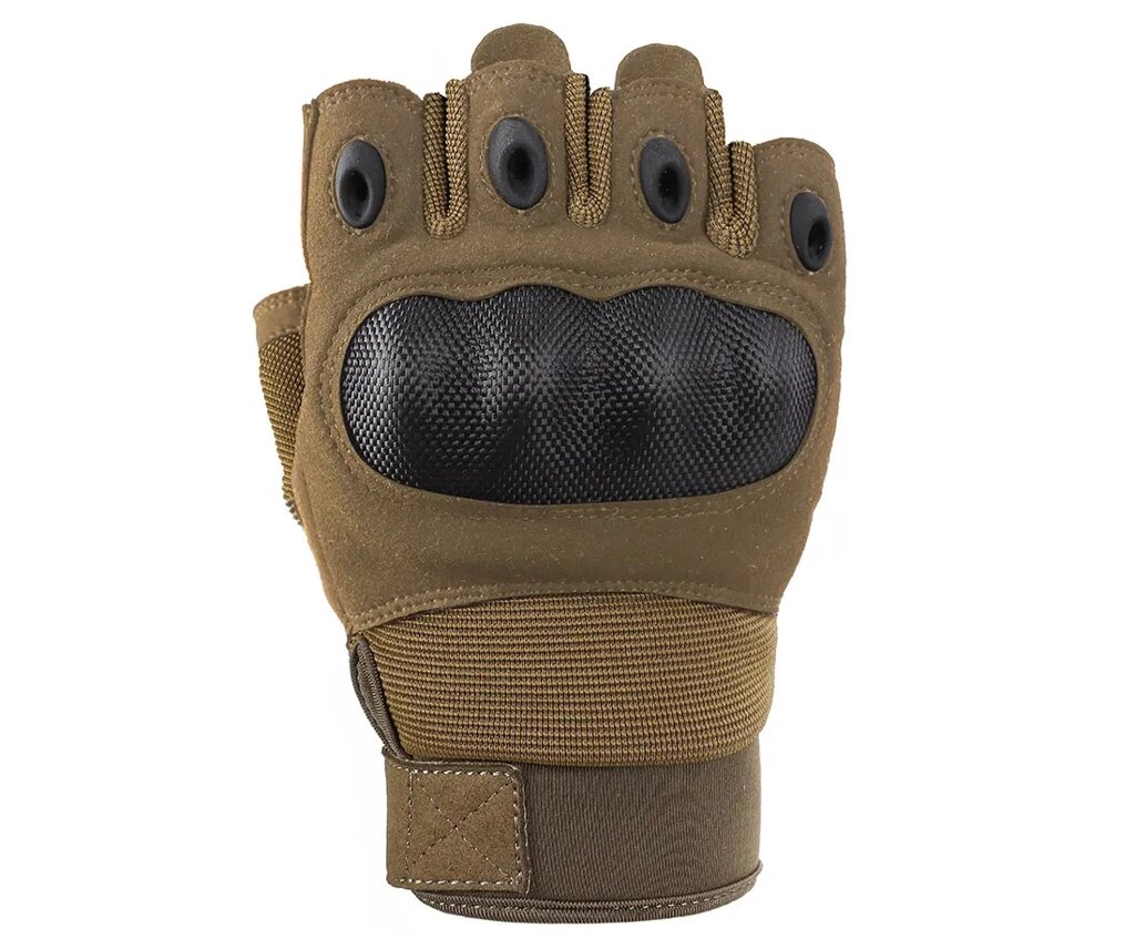 Перчатки EmersonGear Tactical Half Finger Gloves (Desert) от компании Интернет-магазин Pnevmat24 - фото 1