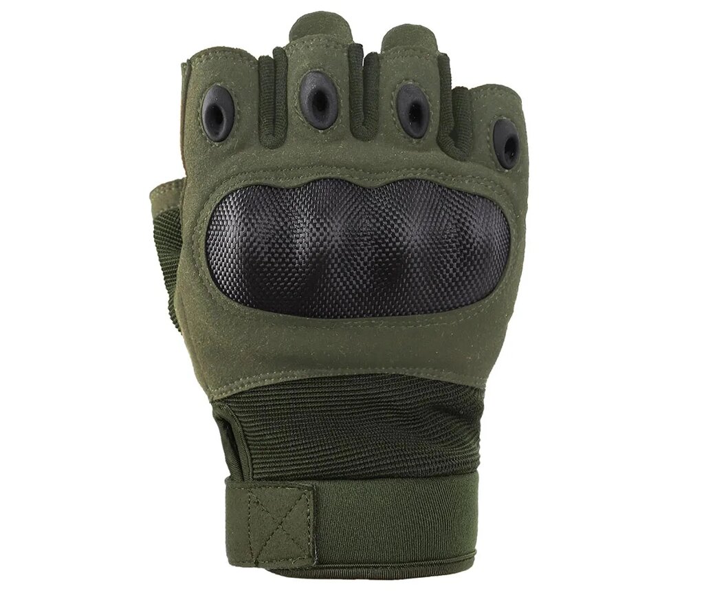 Перчатки EmersonGear Tactical Half Finger Gloves (Olive) от компании Интернет-магазин Pnevmat24 - фото 1