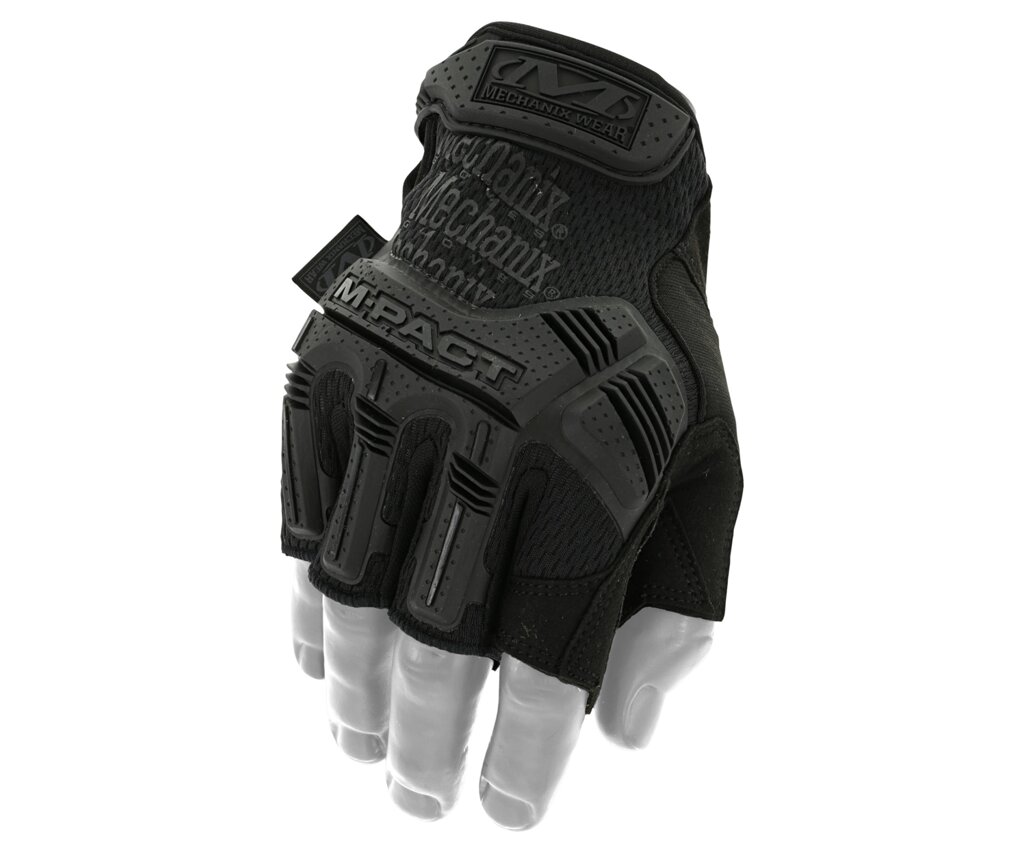 Перчатки тактические Mechanix Wear M-Pact Fingerless (Black) от компании Интернет-магазин Pnevmat24 - фото 1