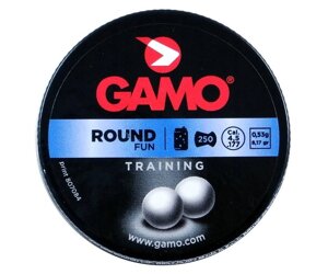 Пули Gamo Round 4,5 мм, 0,53 г (250 штук)