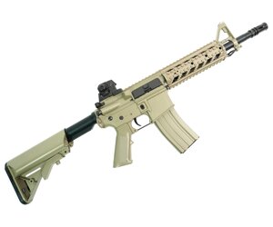 Страйкбольный автомат Cyma M4 RAS Combat Tan, пластик (CM. 517 TN)