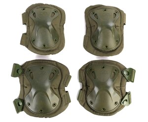 Наколенники + налокотники EmersonGear Tactical Takpad (Olive)