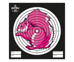 Мишени для пневматики Pnevmat24 «Белка», 140x140 мм (50 штук)