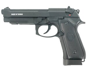 Страйкбольный пистолет KJW Beretta M9A1 CO GBB Black