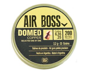 Пули Apolo Air Boss Domed 6,35 мм, 2,2 г (200 штук)