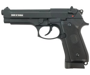 Страйкбольный пистолет KJW Beretta M9 CO GBB Black