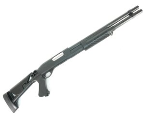 Страйкбольный дробовик Cyma Remington M870 Long, телескоп. приклад, пластик (CM. 353L)