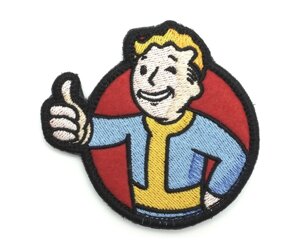 Шеврон "Vault boy", вышивка