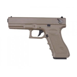 Страйкбольный пистолет Cyma Glock 18C AEP Tan (CM. 030TN)