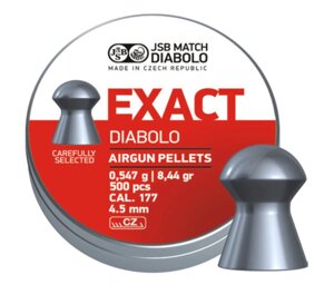 Пули JSB Exact Diabolo 4,5 мм, 0,547 г (500 штук)