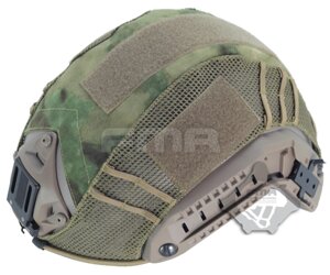 Чехол на шлем FMA Maritime Helmet Cover (Green Camo)