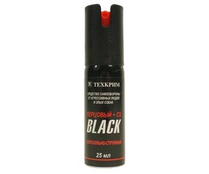 Газовый баллончик Black, 25 мл