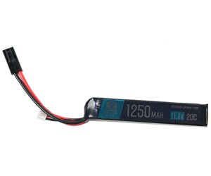 Аккумулятор BlueMAX Li-Po 11.1V 1250mah 20C Stick, 105x20x17 мм