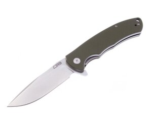 Нож складной CJRB Cutlery Taiga 9,1 см, сталь D2, рукоять G10 Green