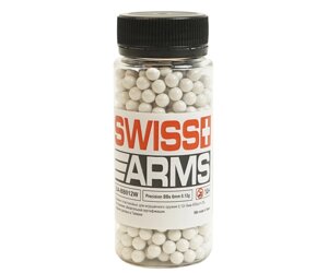 Шары для страйкбола Swiss Arms 6 мм, 0,12 г, 600 штук