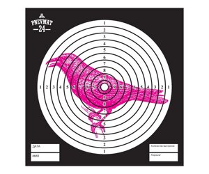 Мишени для пневматики Pnevmat24 «Ворона», 140x140 мм (50 штук)