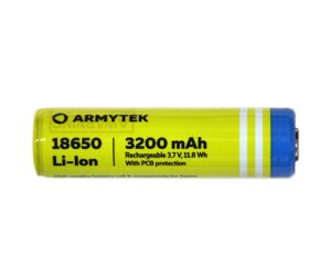 Аккумулятор Armytek 18650 Li-Ion 3200mAh (c защитой)