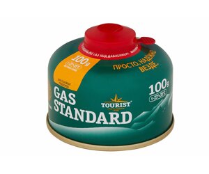 Баллон газовый Tourist GAS Standard, резьбовой, 100 г