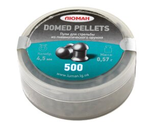 Пули «Люман» Domed pellets 4,5 мм, 0,57 г (500 штук)