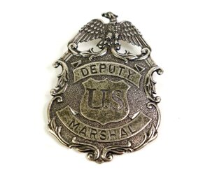 Значок Deputy U. S. Marshal с изображ. орла, никель (DE-112-NQ)