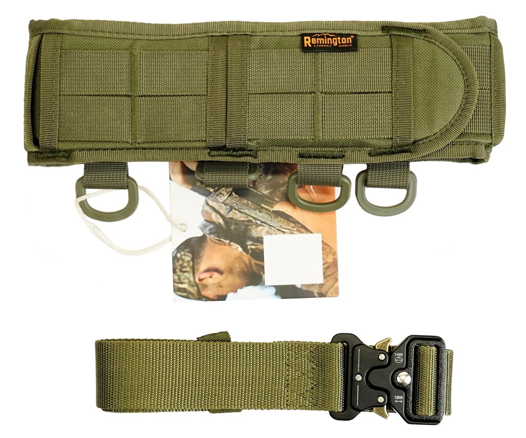 Разгрузочный пояс Remington Tactical MOLLE Belt Green от компании Интернет-магазин Pnevmat24 - фото 1