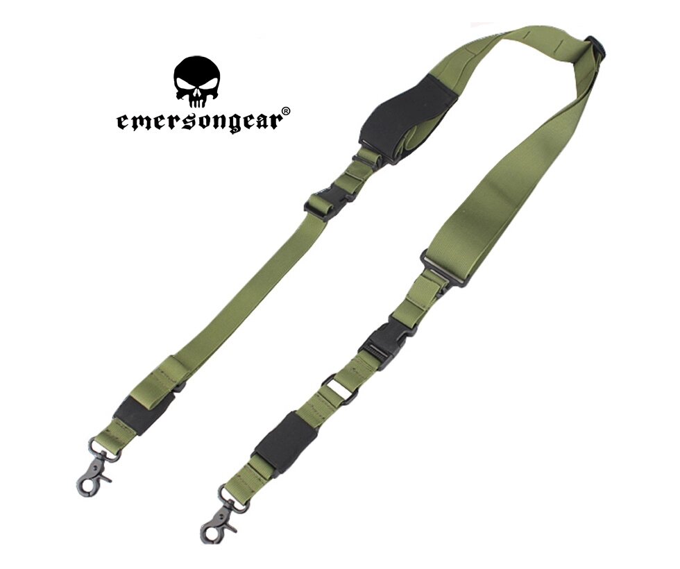 Ремень оружейный двухточечный EmersonGear Urben sling (Olive) от компании Интернет-магазин Pnevmat24 - фото 1