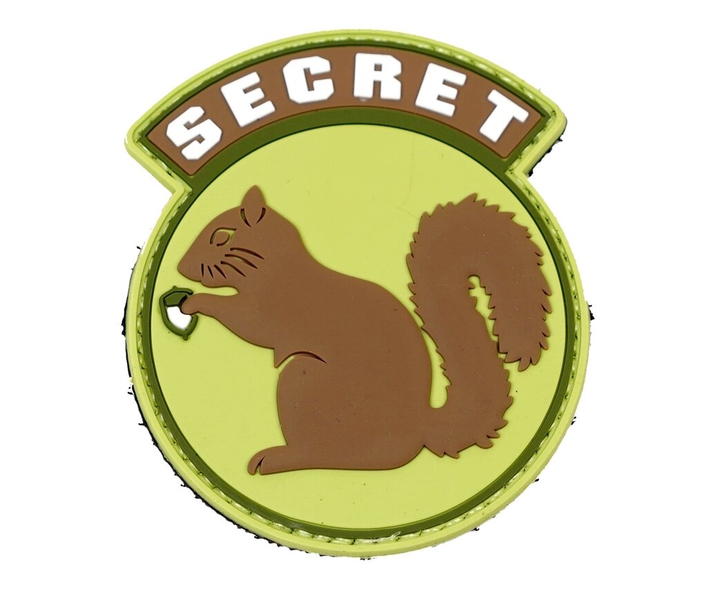 Шеврон EmersonGear PVC Secret Squirrel Patch-2 (Brown/Green) от компании Интернет-магазин Pnevmat24 - фото 1