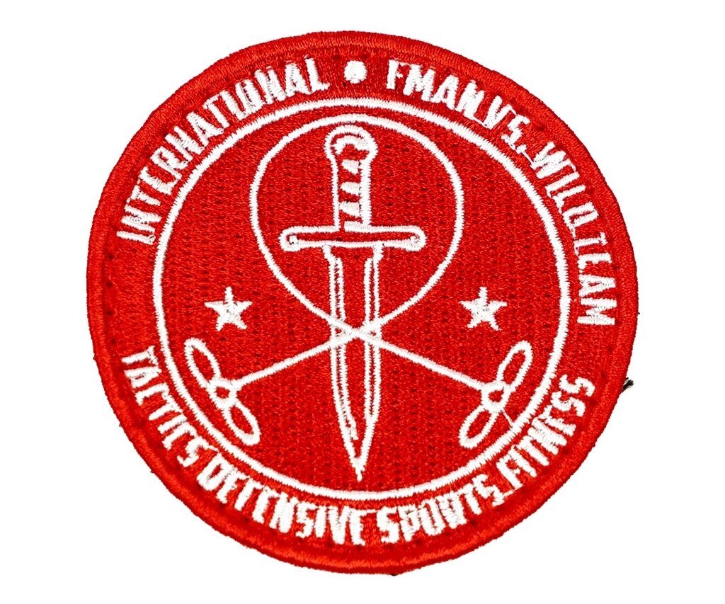 Шеврон EmersonGear Tactics Defensive Sports Fitness Patch (Red) от компании Интернет-магазин Pnevmat24 - фото 1