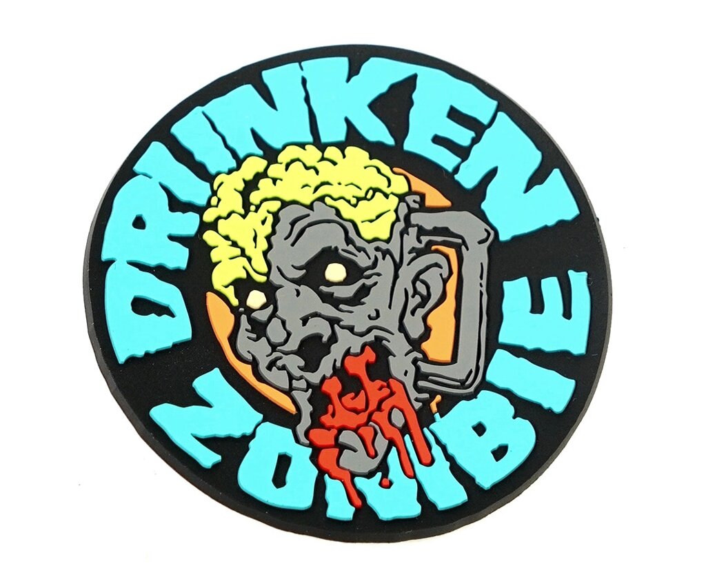 Шеврон EmersonGear "Zombie Drunken" Patch, PVC на велкро (Blue) от компании Интернет-магазин Pnevmat24 - фото 1