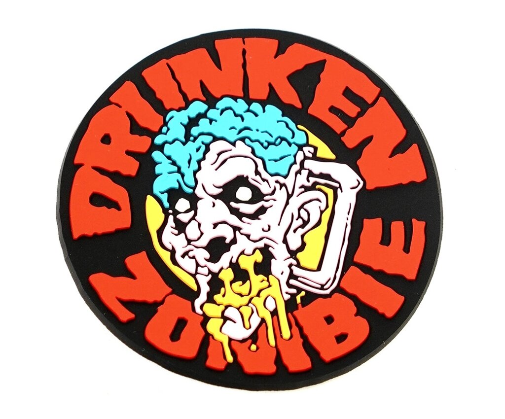 Шеврон EmersonGear "Zombie Drunken" Patch, PVC на велкро (Red) от компании Интернет-магазин Pnevmat24 - фото 1