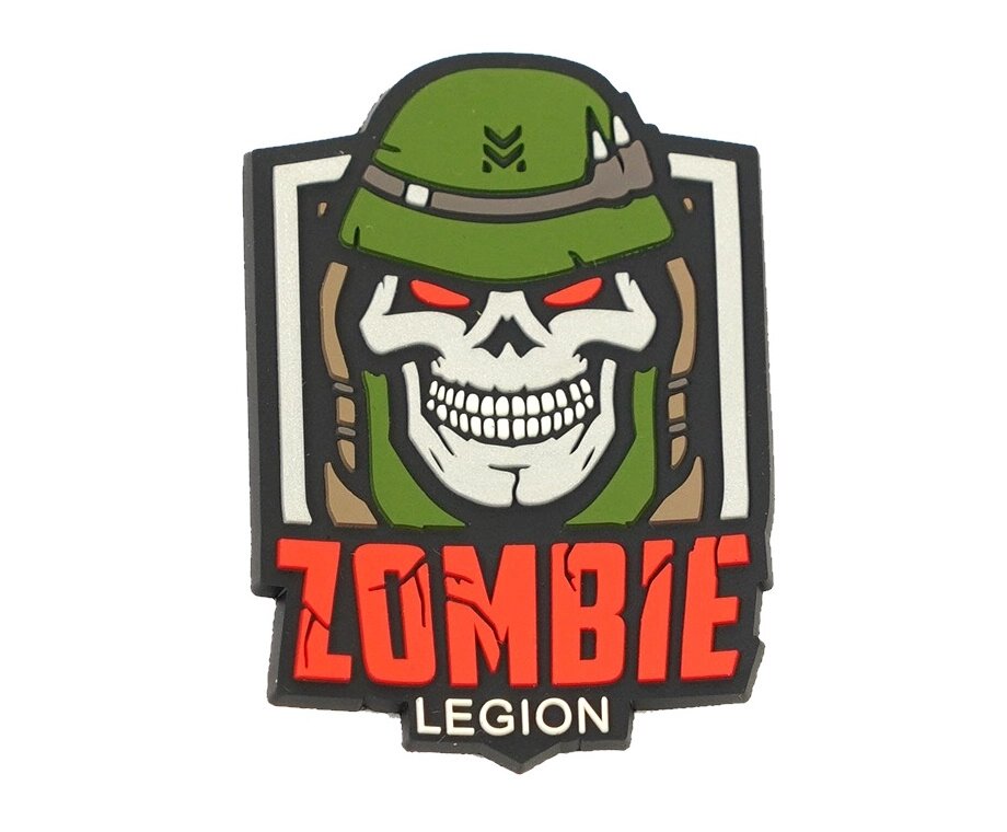 Шеврон EmersonGear Zombie Soldier Patch, PVC на велкро (Olive) от компании Интернет-магазин Pnevmat24 - фото 1