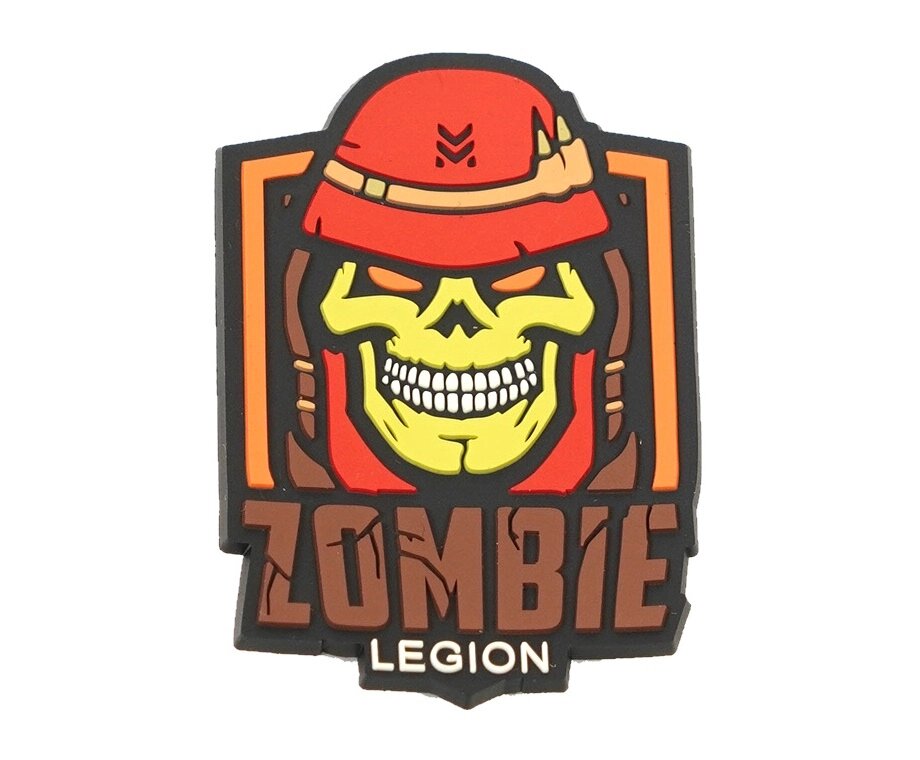 Шеврон EmersonGear Zombie Soldier Patch, PVC на велкро (Red) от компании Интернет-магазин Pnevmat24 - фото 1